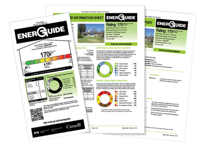 EnerGuide Reports and Label